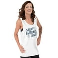 thumbnail image 3 of Shine Embrace Autistic Awareness Plus Size Graphic Tank Top Brisco Brands 3X, 3 of 5