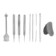 thumbnail image 1 of Blackhead Remover Pimple Extractor Tool Kit Stainless Steel Needles Scraper Comedone Blemish Pores Cleansing Tool, 1 of 4
