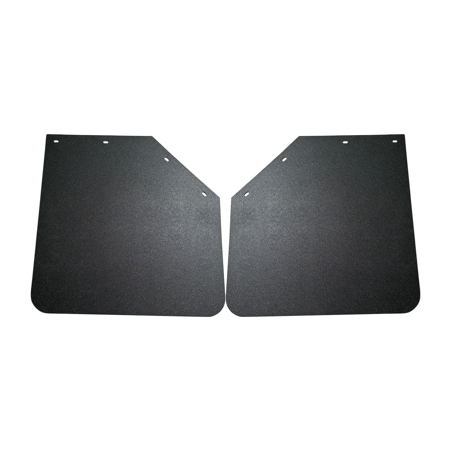 BST BSSP 2PCS Black Angled Spring Loaded Mud Flap Hanger Bracket Set for Semi Trucks w/Mud Flap 24"x24", 1-1/8" Bolt Spacing,Commercial Truck Heavy Duty HD Mudflap Hanger