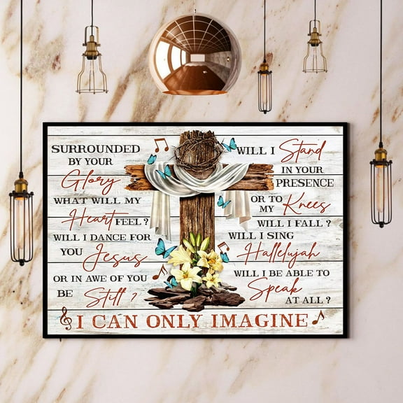 I Can Only Imagine Poster Christian Poster No Frame Matte Wall Art Decor 11 x 17 Inch Poster