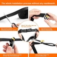 thumbnail image 3 of Buckles Strap 1 Inch: Nylon Webbing Straps 6 Yards, Quick Side Release Plastic Buckles Dual Adjustable 6 Pack, Tri-Glide Slide Clip 12 PCS, Metal D Rings 6 PCS, Heavy Duty, Black, 3 of 6