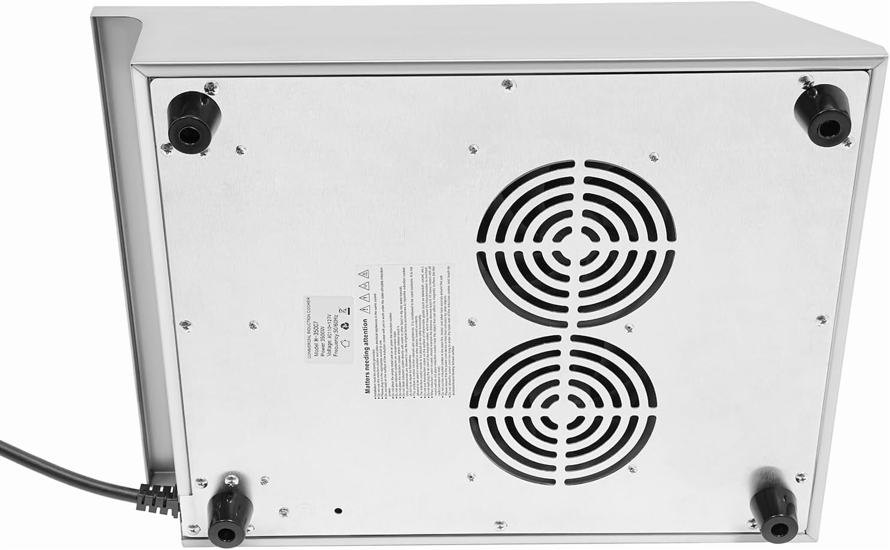 Commercial Induction Cooktop, 3500W Countertop Burner Electric Induction Stove with Leakage/Overload Protection, Portable Induction Cooker with Timer/Led Display for Cooking
