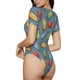 thumbnail image 2 of Fotbe Fruit Ice Cream Body de Mujer con Cuello Redondo y Mangas Cortas, Sin Mangas Ajustado, Suave, Cómodo y Básico-X-Large, 2 of 7