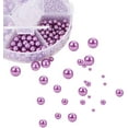 thumbnail image 6 of 1113pcs Purple No Holes Pearls 6 Size Vase Filler Undrilled Imitated Pearl Beads Makeup Filler for Christmas Wedding Party Home, 6 of 7