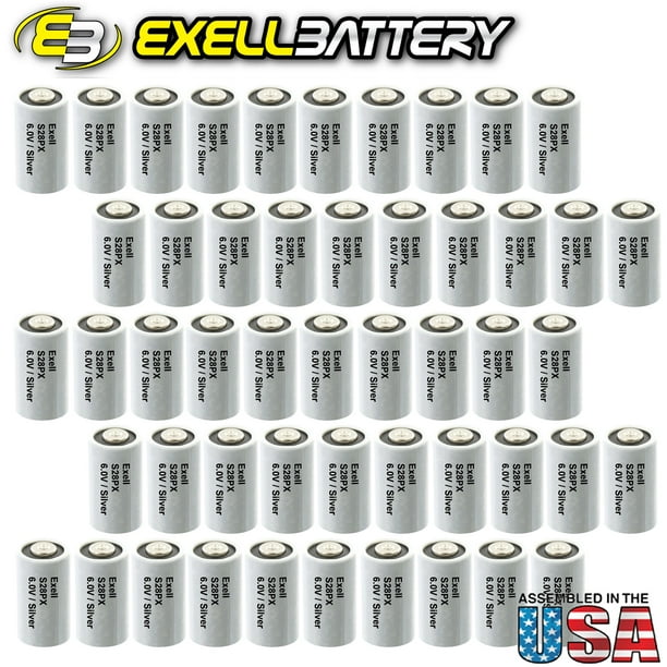 50x Exell S28px 6v Silver Oxide Battery 4sr44 V28px Px28 544 Fast Usa Ship Walmart Com Walmart Com 50x Exell S28px 6v Silver Oxide Battery 4sr44 V28px Px28 544 Fast Usa Ship Walmart Com Walmart Com