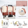 thumbnail image 4 of Gynky Travel Duffle Bag Weekender Bags for Women with Shoe Compartment Carry on Overnight Bag Gym Duffel Bag with Wet Pocket Hospital Bags for Labor and Delivery, 4 of 8