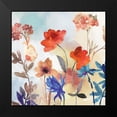 thumbnail image 2 of Jensen, Asia 12x12 Black Modern Framed Museum Art Print Titled - Spring Mix I, 2 of 5