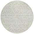 thumbnail image 2 of Addison Rugs Chantille Indoor/Outdoor Transitional Southwest Ivory Washable Round Rug, 8' x 8', 2 of 6