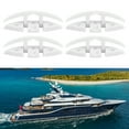 thumbnail image 1 of 5in Dock Folding Cleat, High Strength Marine Grade Nylon Boat Rope Ship Yacht Dock Cleat, Convenient Installation, Secure Fit, Suitable for Boats, Yachts,, 1 of 7