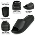 thumbnail image 2 of Alpine Swiss Edgar Men's Cloud Slides Ultra-Comfortable Arch Support Pillow Slippers Light Waterproof Non-Slip Recovery Sandals Shower Pool Gym Shoes, 2 of 7