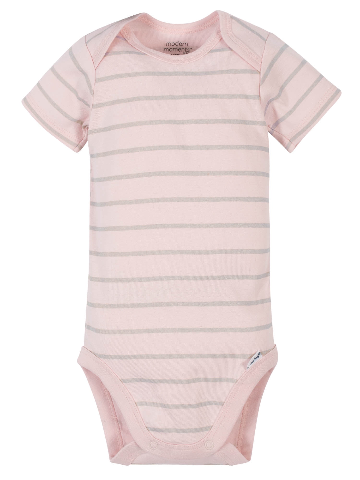 Modern Moments by Gerber Baby Girl Bodysuits, 4-Pack, Newborn-12 Months