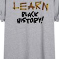 thumbnail image 3 of Instant Message - Learn Black History Oversized Graphic T-Shirt, 3 of 6