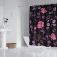 thumbnail image 3 of Waterproof Pioneer Shower Curtain 72x84 Inch Polyester Unique Cute Floral Shower Curtain for Bathroom Hotel Home Decor with 12 Plastic Hooks, 3 of 5