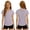 Purple, variant on Workout Tops for Women Summer Short Sleeve Crewneck Slim Fit Quick Dry Mesh Athletic Running T Shirts Gym Yoga Hiking Shirt