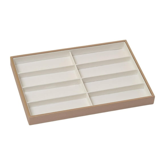 Caja de exhibición de anteojos, caja de almacenamiento de gafas con tapa, bandeja de exhibición de gafas, organizador de gafas de para escritorio