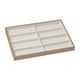 thumbnail image 1 of Caja de almacenamiento de gafas de de la bandeja de la bandeja de vigilancia de relojes 8 cuadrículas con cajas de gafas de de tapa transpare, 1 of 9