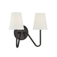 thumbnail image 3 of Trade Winds Lighting 2-Light Wall Sconce In Oil Rubbed Bronze, 3 of 5