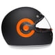 thumbnail image 4 of Casco integral para moto Daytona, retro, negro opaco, 4 of 6