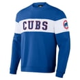 thumbnail image 2 of Men's Darius Rucker Collection by Fanatics Royal Chicago Cubs Stripe Pullover Sweatshirt, 2 of 3