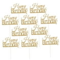 thumbnail image 4 of FRCOLOR  10 Pcs Theme Supplies Birthday Cake Flags Multi-tiered Decoration, 4 of 8