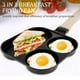 thumbnail image 2 of Sartén para Huevos 3 en 1 Sartén para Huevos Sartén Antiadherente para Tortillas con de Madera Sartén para Cocinar Huevos para el Desayuno en la Cocina B, 2 of 5