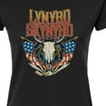 thumbnail image 3 of Lynyrd Skynyrd - Americana Steer Skull - Juniors Fitted Graphic T-Shirt, 3 of 5