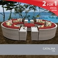 thumbnail image 2 of Catalina 11 Piece Outdoor Wicker Patio Furniture Set 11b, 2 of 6