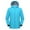 Sky Blue, variant on Hyknon Jackets for Women Lightweight Solid Color Windproof Hooded Windbreaker Jacket Casual Warm Loose Plus Size Full Zipper Outdoor Jackets for Running Hiking