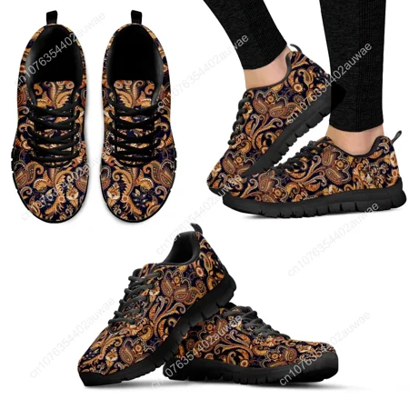 

Sneakers Casual con stampa floreale Bohemia Mandala di marca per donna comode scarpe basse AF Femme Lace Up Zapatos