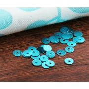 Threadart Hot Fix Loose Sequin - 6MM Blue Metallic - 720 per pkg - Hotfix