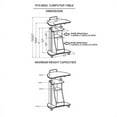 thumbnail image 7 of Pemberly Row Mobile Laptop Stand in Honey, 7 of 7
