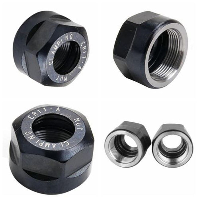 Durable ER20 A 40CR Steel Collet Clamping Nut for CNC Milling Chuck Holder Lathe 