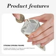 thumbnail image 5 of XMXT PU Leather Coin Purse for Women Men, Boho Lion Hand Drawing Mini Change Wallet Coin Pocket for Credit Card ID Key Storage Bags, 5 of 9