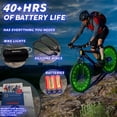 thumbnail image 4 of Activ Life LED Bike Wheel Lights Bicycle Spoke Light for Night Riding Green 2-Pack, 4 of 8