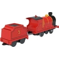 thumbnail image 5 of Thomas & Friends Motorized Toy Train James Battery-Powered Engine with Tender for Preschool Pretend Play Ages 3+ Years, 5 of 5
