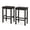 Brown, variant on Furnibear 24 Inch Bar Stools with Padded Seat Footrest and Rubber Wood Frame, White