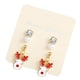 thumbnail image 4 of Pendientes Navideños Fernando Joyería Navidad Niñas Mujeres 2pcs, 4 of 8