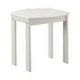 thumbnail image 3 of Linon Adirondack Sturdy Solid Acacia Wood Outdoor Side Table in White Stain, 3 of 3