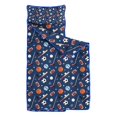 thumbnail image 2 of Baseball Football Pattern Toddler Nap Mats for Kids Preschool,Sleeping Mat Bag or Kids,Toddler Sleeping Bag,Toddler Nap Mat or Daycare, 2 of 6