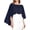 Navy Blue, variant on Womens Capelets Shawls and Wraps for Evening Dress Chiffon Capes Wedding Cover Up