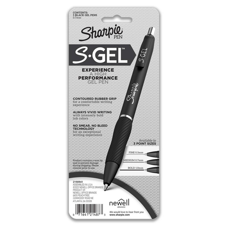 Tried Sharpie S-Gel refill in a few different pen bodies : r/pens