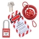 thumbnail image 5 of Kit De Bloqueo De Cable, Candado De Seguridad Con Bloqueo De Válvula, Aislamiento Universal De Acero Inoxidable Ajustable Con Manija Para Seguridad Para Aislamiento Energético, 5 of 7