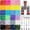 24 Mix Jelly AB colors | 3mm, variant on 33000Pcs Rhinestones for Bedazzling, 3mm Bedazzler Kit with Flatback Rhinestones for Clothes Crafting Crafts Nails Clothing, Flat Back Resin Rainbow Colorful Colored Crystal with B 7000 Glue Clear