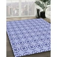thumbnail image 3 of Ahgly Company Machine Washable Indoor Rectangle Transitional Periwinkle Purple Area Rugs, 5' x 8', 3 of 7