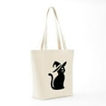 thumbnail image 7 of CafePress - Black Cat With Witch Hat - Unisex Canvas Tote Bag, Beige, 1-Piece, 7 of 7