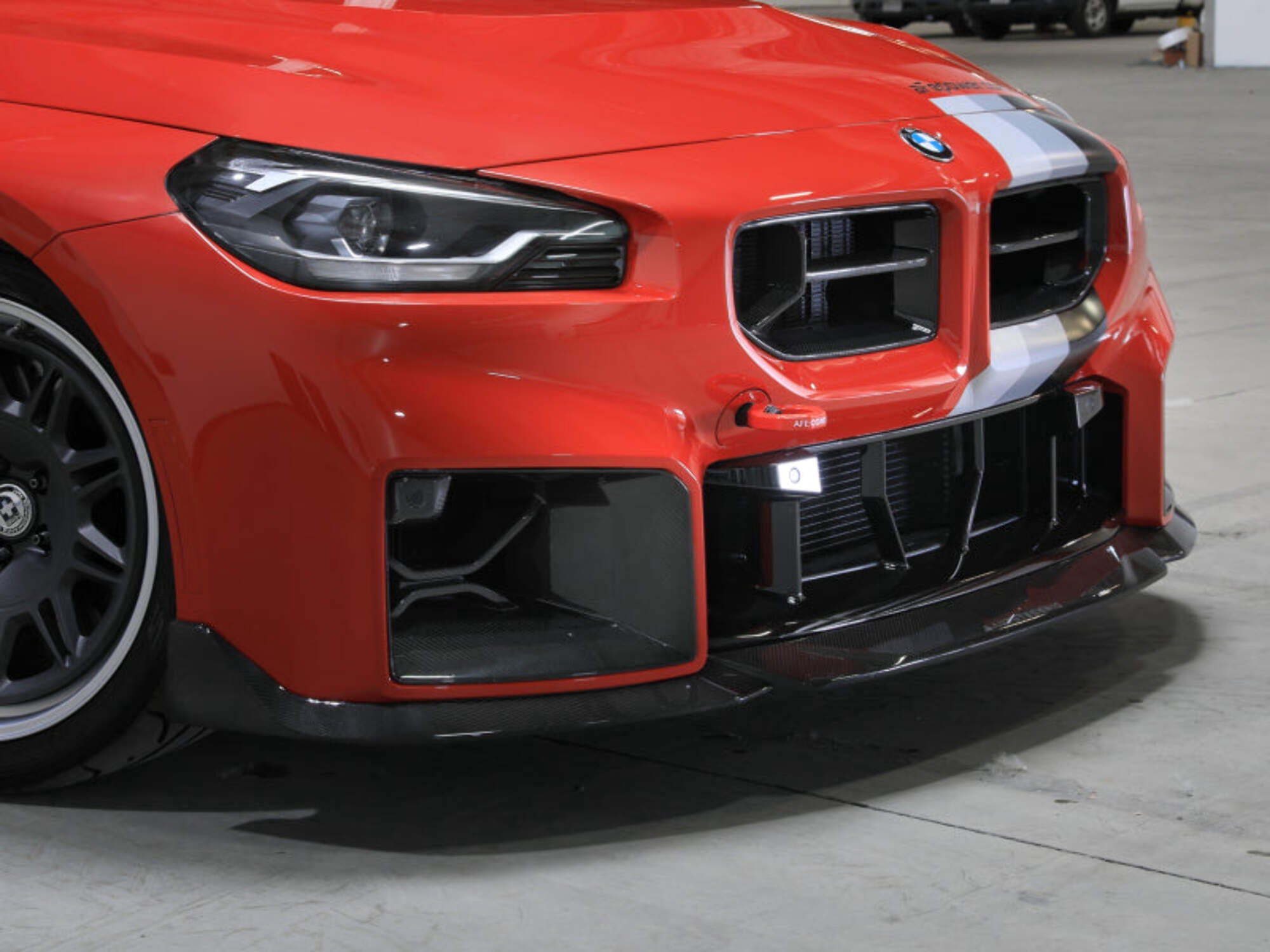 aFe 23-25 BMW M2 (G87) CONTROL Front / Rear Tow Hook - Red