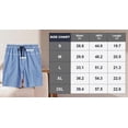 thumbnail image 3 of MoFiz Men's 3-Pack Woven Pajama Shorts 100% Cotton Plaid Sleep Lounge, 3 of 7