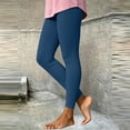 thumbnail image 3 of Ashyfjp Womens Leggings Casual Solid Color Ribbed Knit High Waist Slim Fit Full Length Stretch Pants for Versatile Daily Wear, Size (S-XXL), 3 of 7