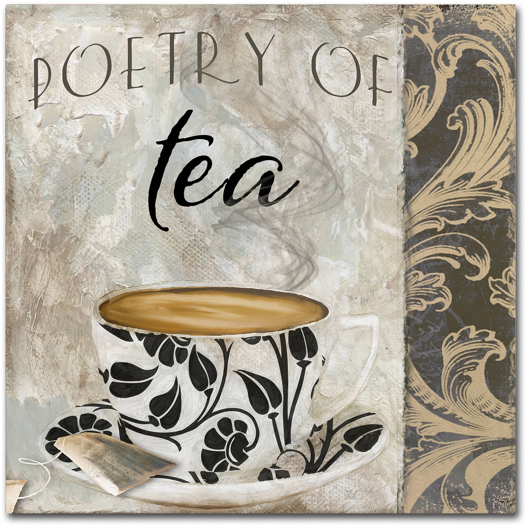 Trademark Fine Art "Art of Tea II" Canvas Art by Color Bakery