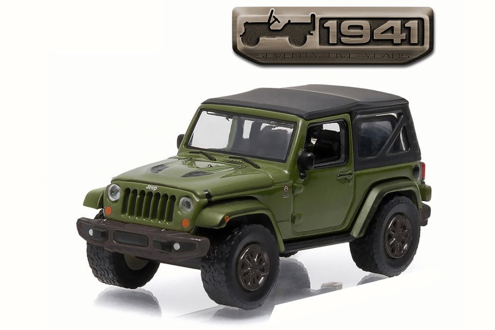 2016 Jeep Wrangler, Sarge Green - Greenlight 27850 - 1/64 Scale Diecast  Model Toy Car 